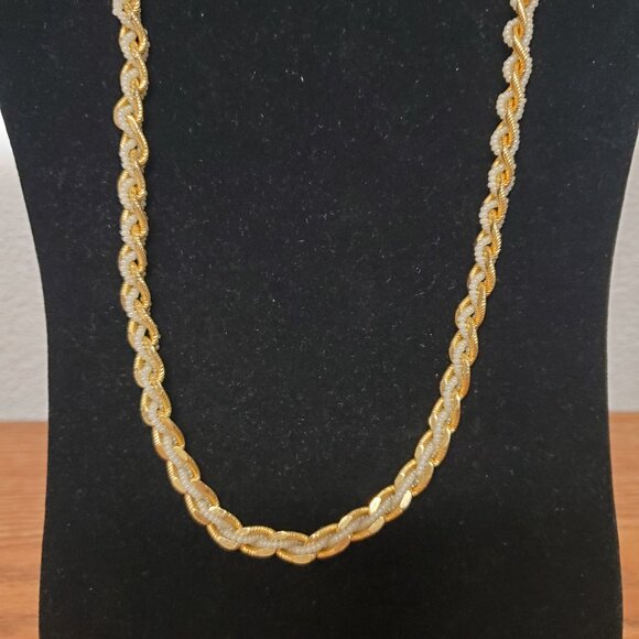 Womens Jewelry Gold Colored Rope Chain 24" Necklace - Picture 2 of 3